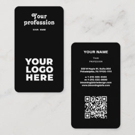 Cartão de visita profissional moderno para o empre