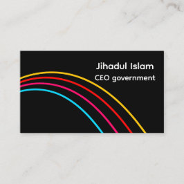 Cartão de visita profissional moderno personalizad