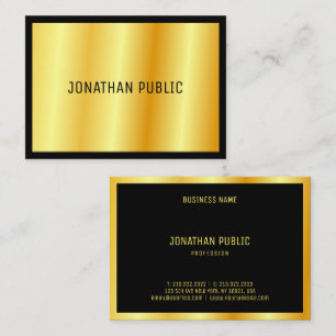 Cartão De Visita Profissional moderno personalizado de Modelo elega