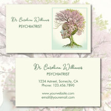 Profissional neurológica floral cerebral feminina