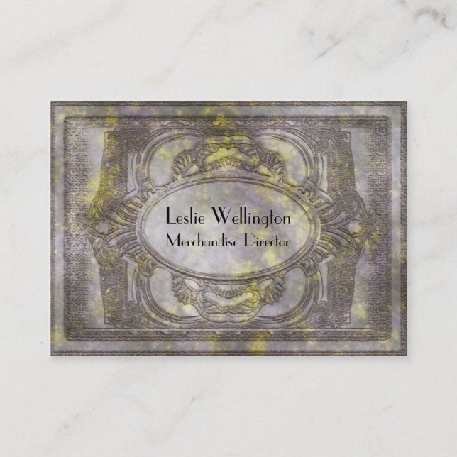 Cartão De Visita Profissional original boémio de Halmorte (Frente)