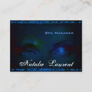 Cartão De Visita Profissional privado do olhar 3,5" x 2,5"