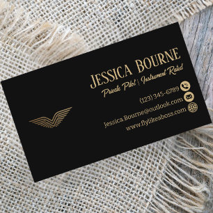 Cartão de Visita Profissional QR Code Elegante Pre