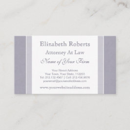 Cartão De Visita Profissional simples azul e branco da luz elegante