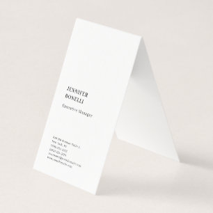 Cartão De Visita Profissional simples minimalista moderno trendy