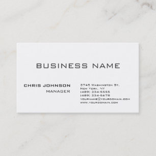 Cartão de visita profissional surpreendente