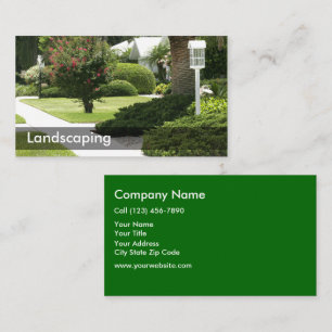 Cartão De Visita Projeto de Paisagismo Residencial