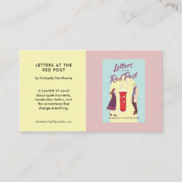 Cartão De Visita Promoção de Livro de Autor Personalizado YA Romanc