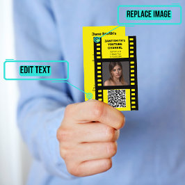 Cartão De Visita Promoção do Canal do YouTube - Motif do Filme Amar