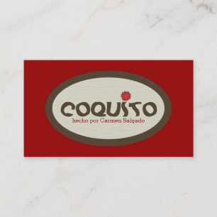 Cartão De Visita Promoção do Coquito