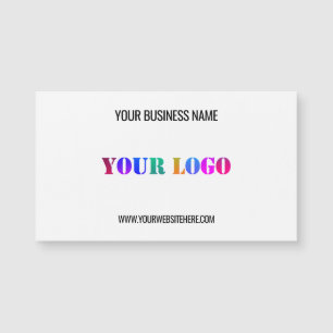 Cartão de Visita Promocional de Site com Logotipo