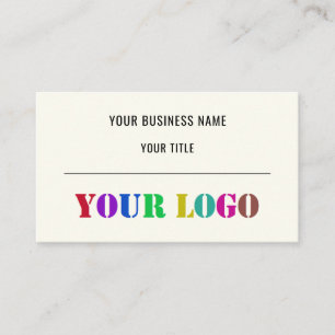 Cartão De Visita Promocional personalizado de logotipo personalizad