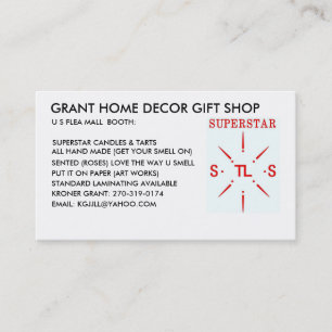 CARTÃO DE VISITA PROMOÇÕES DA ESTRELA MUNDIAL