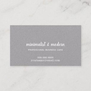 Cartão De Visita provas minimalistas elegantes e modernas, prêmio
