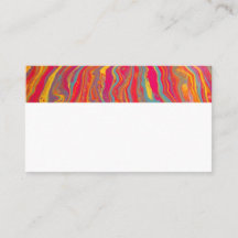 Cartão de visita Psicodélico