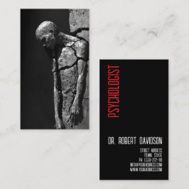 Cartão De Visita Psicóloga Médica Médica Moderna