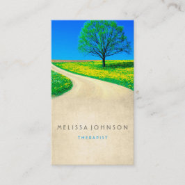 Cartão De Visita Psicóloga Personalizada Terapêutica - Caminho Espe