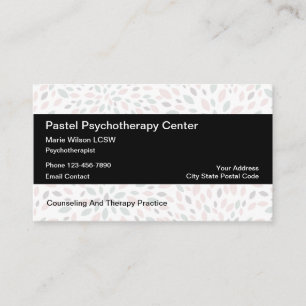 Cartão De Visita Psicoterapia de Saúde Mental