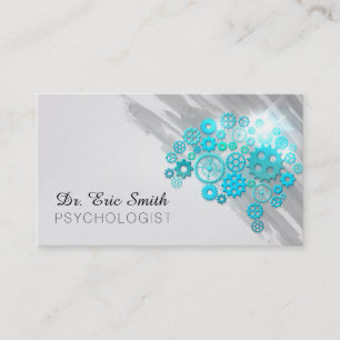 Cartão De Visita Psychologist Business Card