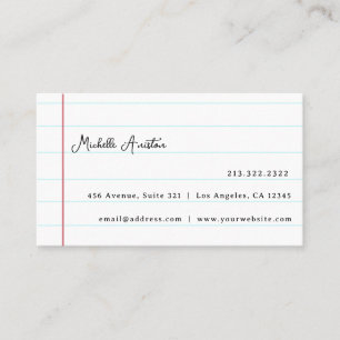 Cartão De Visita Publicação técnica de notebook elegante personaliz