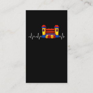 Cartão De Visita Pulsação do Castelo Inflatable Castle Kids Bouncy 