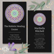 Púrpura Turquesa Dourada Mandala Metafísica