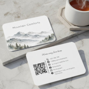 Cartão de Visita QR Code Guia de Turismo de Alugue