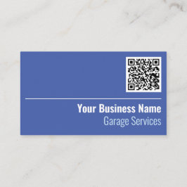 Cartão de Visita QR Code Serviços de Oficina