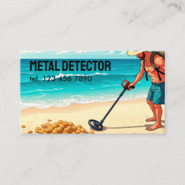 Cartão De Visita QR de detecção de metais