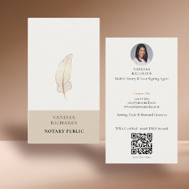Cartão De Visita QR de Foto Notária de Folha Dourada de Cerca Refin