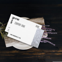 Cartão de Visita QR Fotografia de Vidro de Gelo Mi