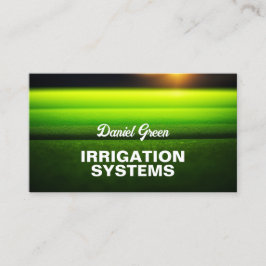 Cartão De Visita QR Personalizado de Serviços de Irrigação