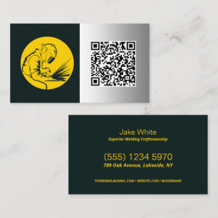Cartão De Visita QR Personalizado de Soldadura ⚙️