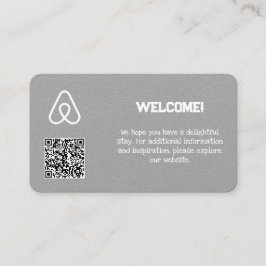 Cartão De Visita QR personalizado do proprietário da propriedade 🏠