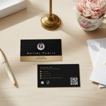 QR profissional de fotos Douradas de preto