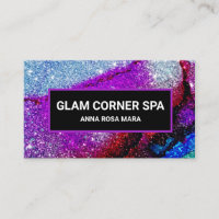 *~* QR Rainbow Glitter Glitz Glam Beleza de Luxo