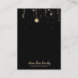 Cartão De Visita *~* QR Sun Cosmic Celestian Moon Jewelry Earrando 