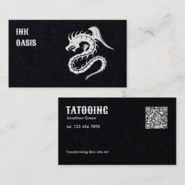 Cartão De Visita QR Tattoo Studio
