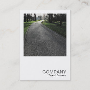 Cartão De Visita Quadrado 0383 - Sunlit Path (Caminho iluminado)