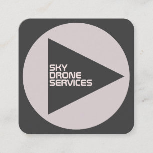 Cartão De Visita Quadrado A tecnologia moderna inspirou a edição de cinzas d