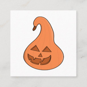 Cartão De Visita Quadrado Adorobale Pumpkin