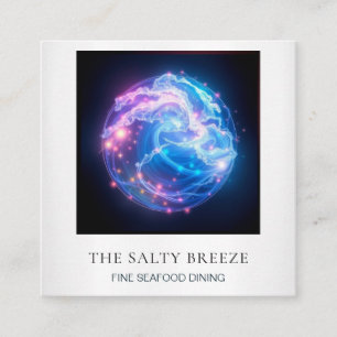 Cartão De Visita Quadrado *~* AP13 Agente do Waterfront Realtor Manager 99