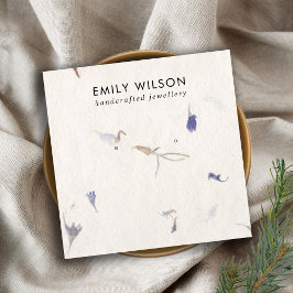 CARTÃO DE VISITA QUADRADO APRESENTAÇÃO DE OUTROS ESTUDOS DE PAPEL DE MÃO PET