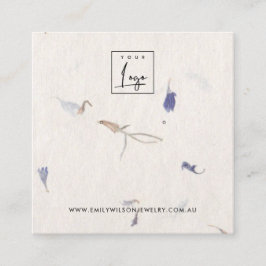 CARTÃO DE VISITA QUADRADO APRESENTAÇÃO DE OUVIDO DO ESTUDO DE PAPEL MÁXIMO P