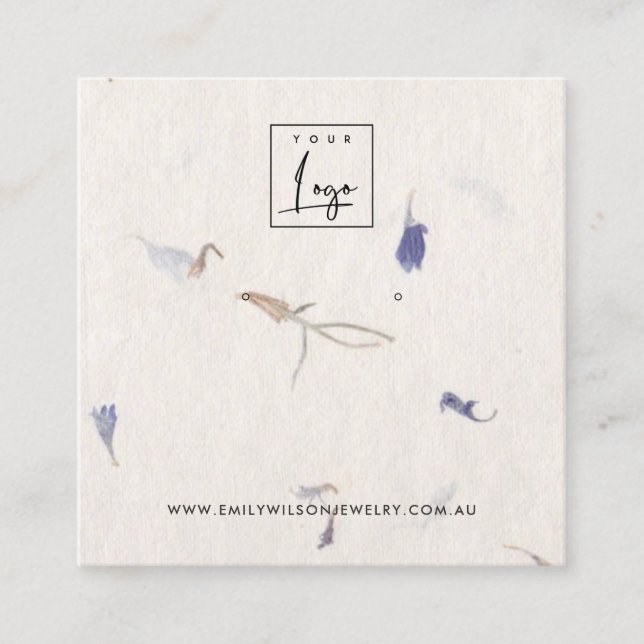 CARTÃO DE VISITA QUADRADO APRESENTAÇÃO DE OUVIDO DO ESTUDO DE PAPEL MÁXIMO P (Frente)