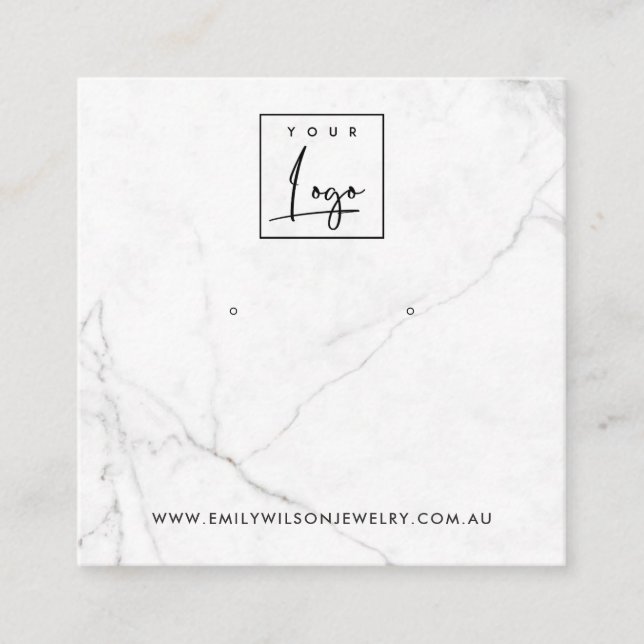 CARTÃO DE VISITA QUADRADO APRESENTAÇÃO DO ESTUDO DO ESTUDO DA TEXTURA MARBAL (Frente)