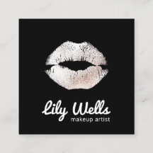 Artista de Makeup legal Prata Lábios de beijo Pret