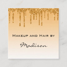 Artista de Maquiagem Glam Gold Dripping Glitter Dr