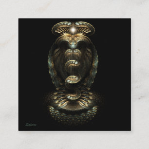 Cartão De Visita Quadrado Ascensão Kundalini