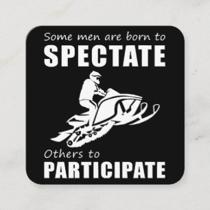 Cartão De Visita Quadrado Aumente as barreiras - Engraçado e alguns homens s